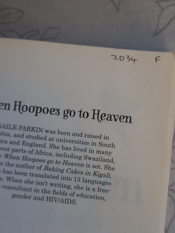 When Hoopoes Go To Heaven – Gaile Parkin secondhand book