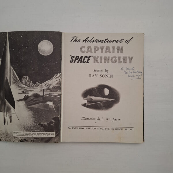 The Adventures Of Captain ‘Space’ Kingley – Ray Sonin secondhand book