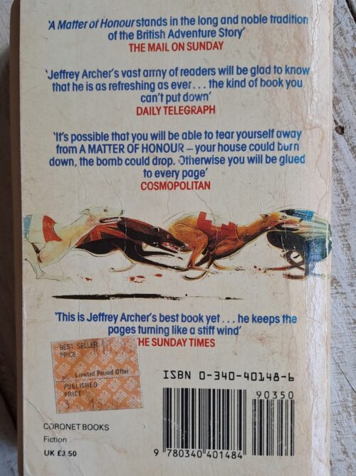 A Matter Of Honour – Jeffrey Archer secondhand book