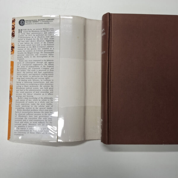 Rolin’s Rhodesia – Henri Rolin secondhand book