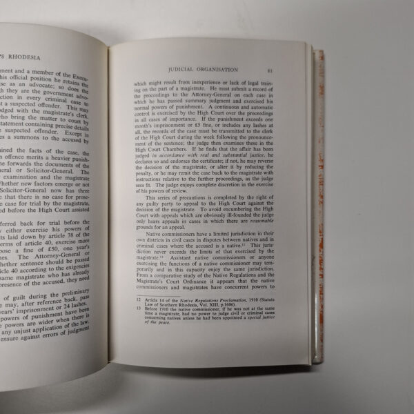 Rolin’s Rhodesia – Henri Rolin secondhand book