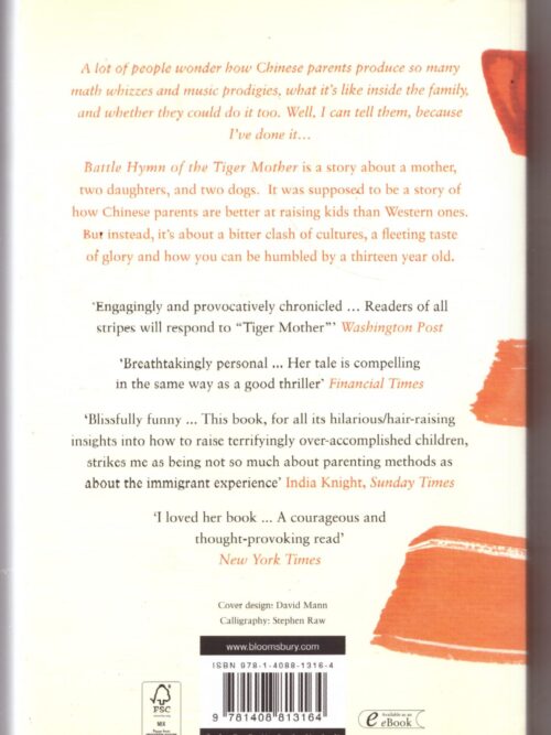 Battle Hymn Of The Tiger Mother – Amy Chua secondhand book