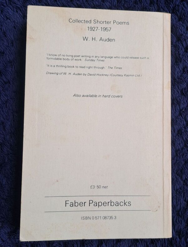 Collected Shorter Poems 1927-1957 - W.H. Auden
