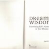Dream Wisdom – Alan B. Siegel secondhand book