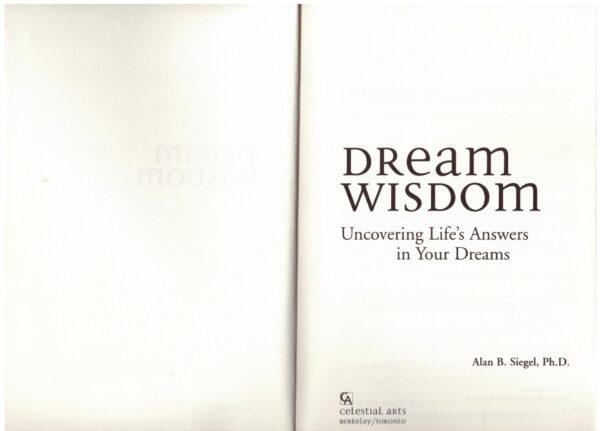 Dream Wisdom – Alan B. Siegel secondhand book