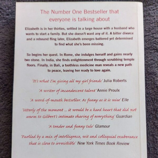 Eat Pray Love - Elizabeth Gilbert