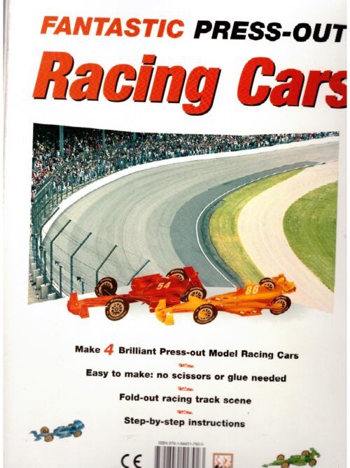 Fantastic Press-Out Racing Cars secondhand book