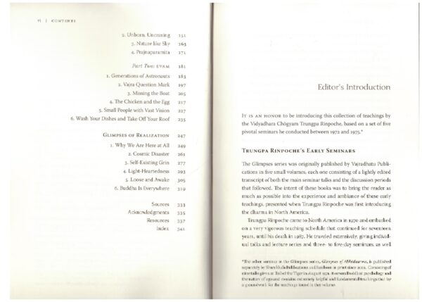 Glimpses Of The Profound: Four Short Works — Chogyam Trungpa secondhand book