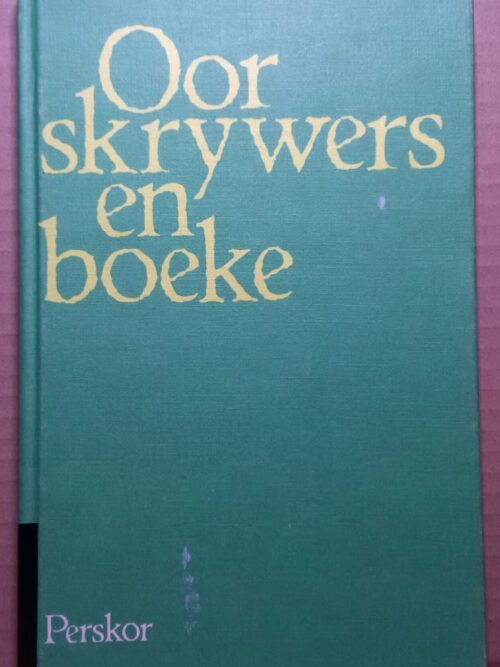 Oor Skrywers En Boeke - F.I.J Van Rensburg