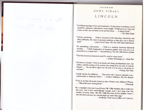 Lincoln - Gore Vidal