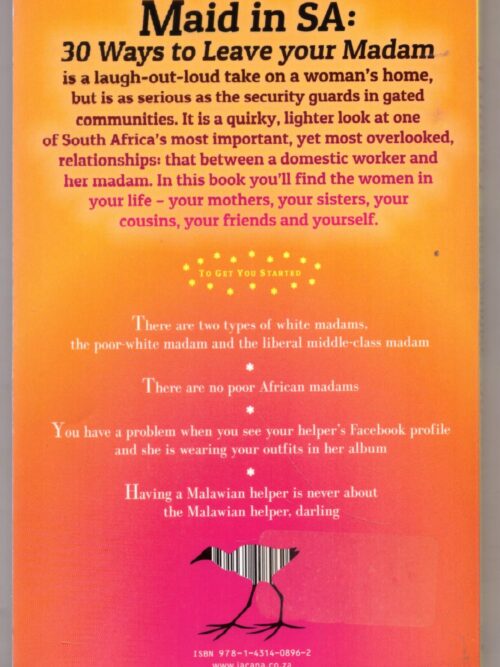 Maid In SA: 30 Ways To Leave Your Madam – Zukiswa Wanner secondhand book