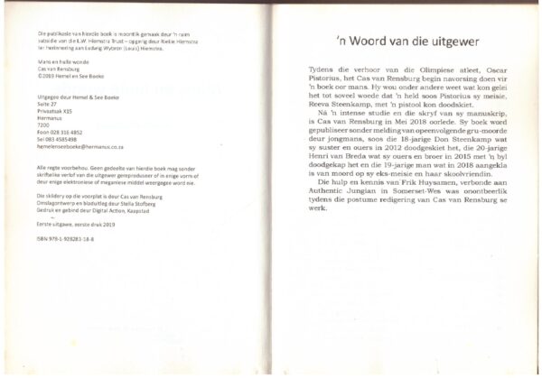 Mans En Hulle Wonde – Cas Van Rensburg secondhand book