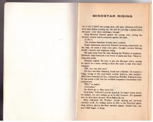 Mindstar Rising – Peter F. Hamilton secondhand book