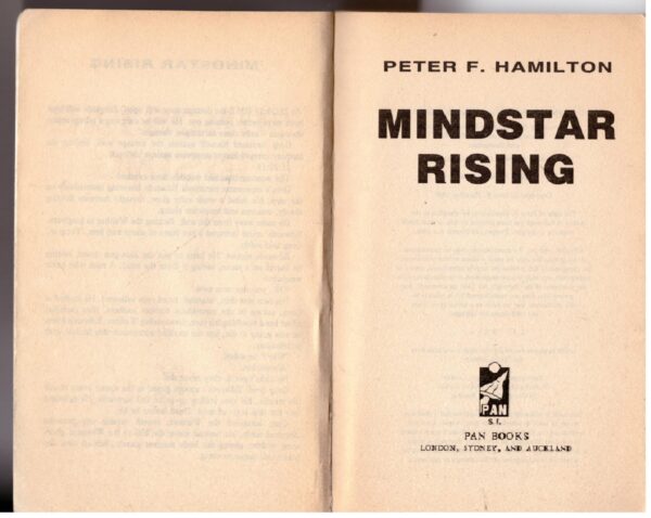 Mindstar Rising – Peter F. Hamilton secondhand book