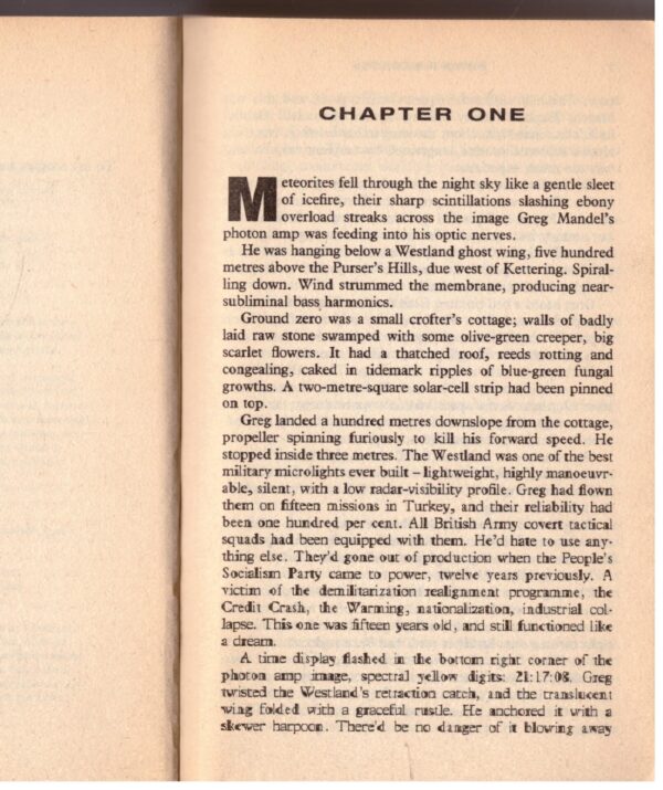 Mindstar Rising – Peter F. Hamilton secondhand book