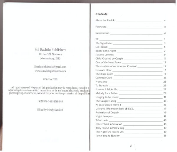 Nostalgic Waves From Soweto - Sol Rachilo **SIGNED**