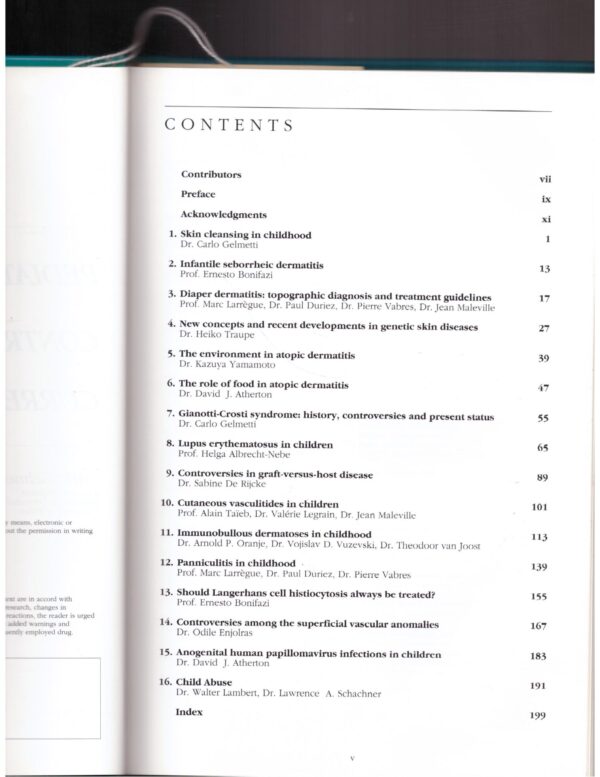 Pediatric Dermatology: Controversies And Current Concepts – Carlo Gelmetti secondhand book