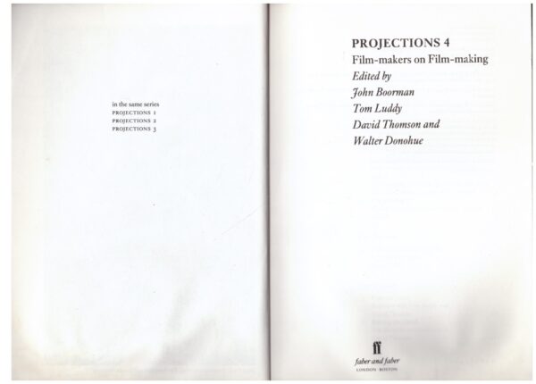 Projections 4 - John Boorman
