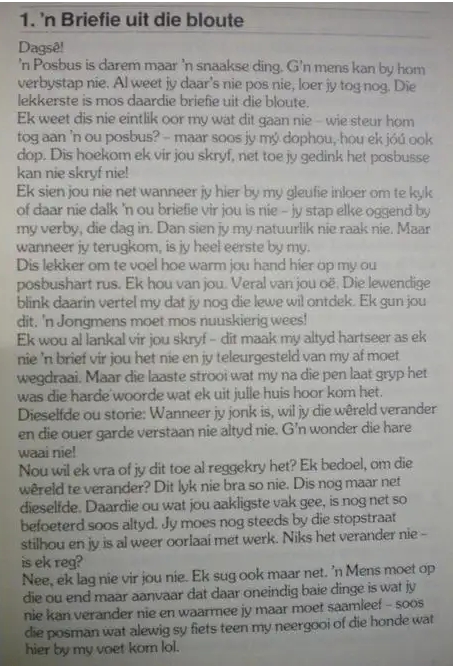 ‘n Briefie Uit Die Bloute – G. Madder Steyn secondhand book