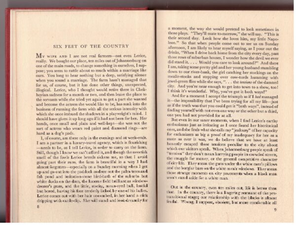 Six Feet Of The Country -- Nadine Gordimer