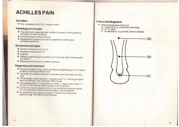 The Sport Medicine Handbook – Peter N. Sperryn secondhand book