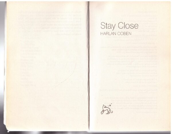 Stay Close – Coben Harlan secondhand book