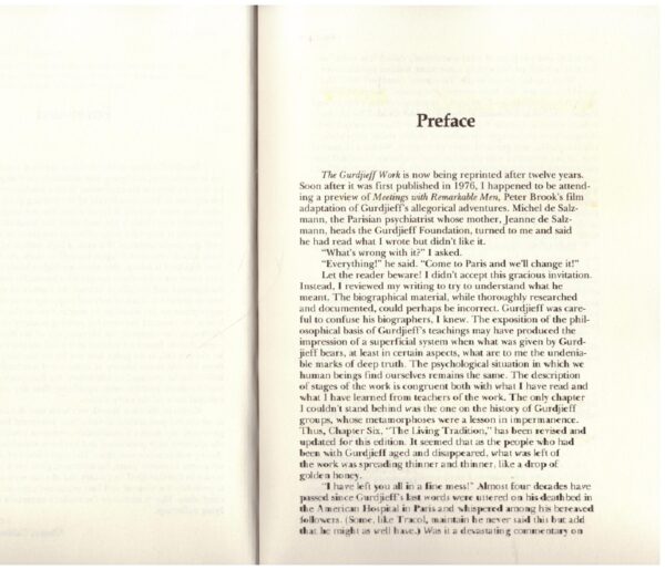 The Gurdjieff Work – Kathleen Riordan Speeth secondhand book