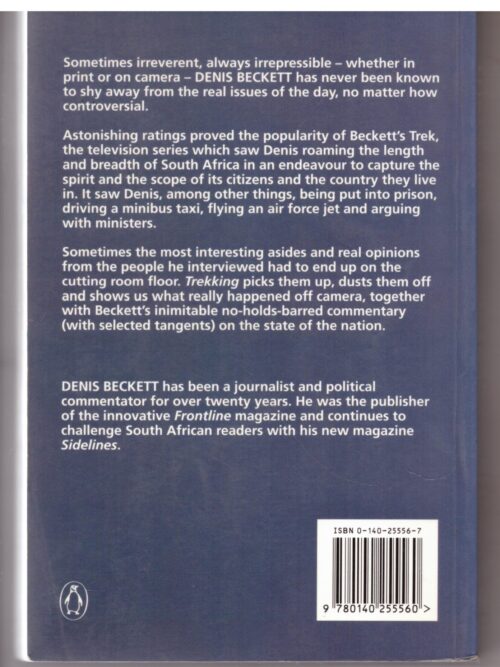 Trekking: In Search Of The Real South Africa – Denis Beckett secondhand book