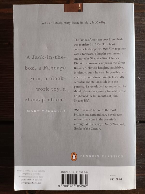 Pale Fire – Vladimir Nabokov secondhand book