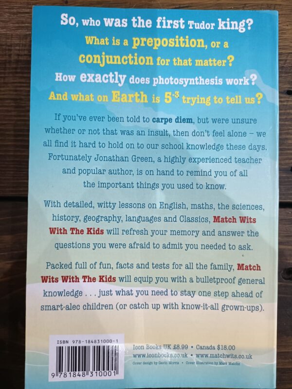 Match Wits With The Kids – Jonathan Green secondhand book