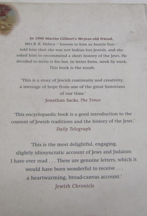 Letters To Auntie Fori: The 5000 Year History Of The Jewish People And Their Faith – Martin Gilbert secondhand book