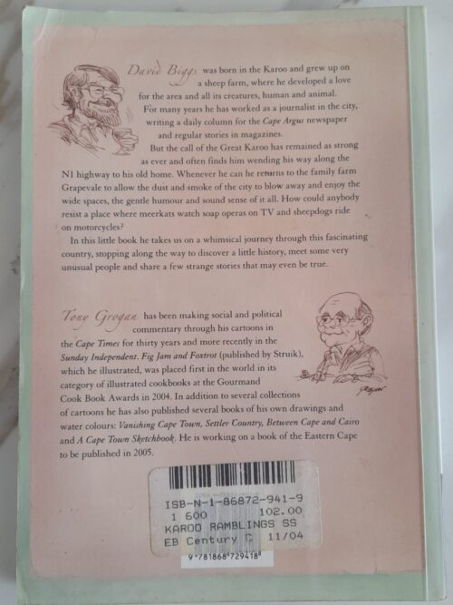 Karoo Ramblings: Short Stories & Tall Tales – David Biggs secondhand book