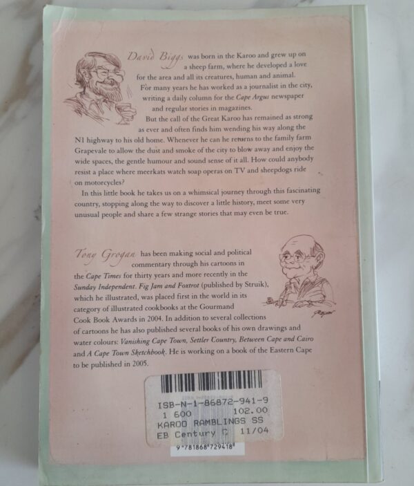 Karoo Ramblings: Short Stories & Tall Tales – David Biggs secondhand book