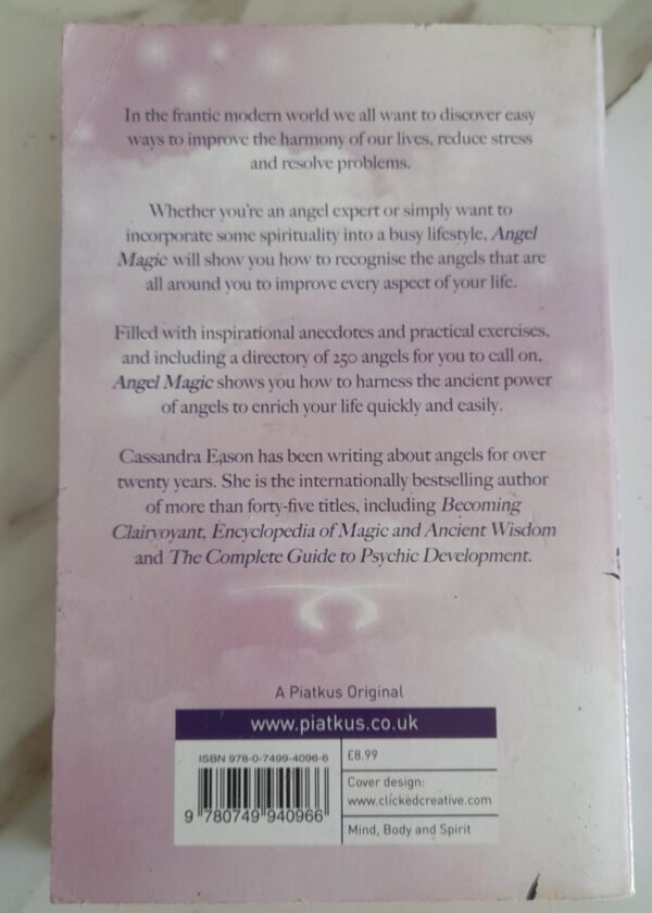 Angel Magic: Angel Inspiration For Busy People – Cassandra Eason secondhand book