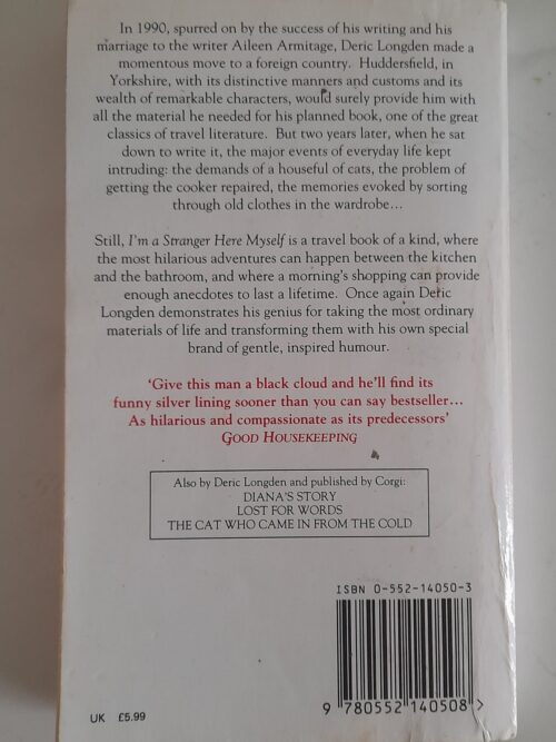 I’m A Stranger Here Myself – Deric Longden secondhand book