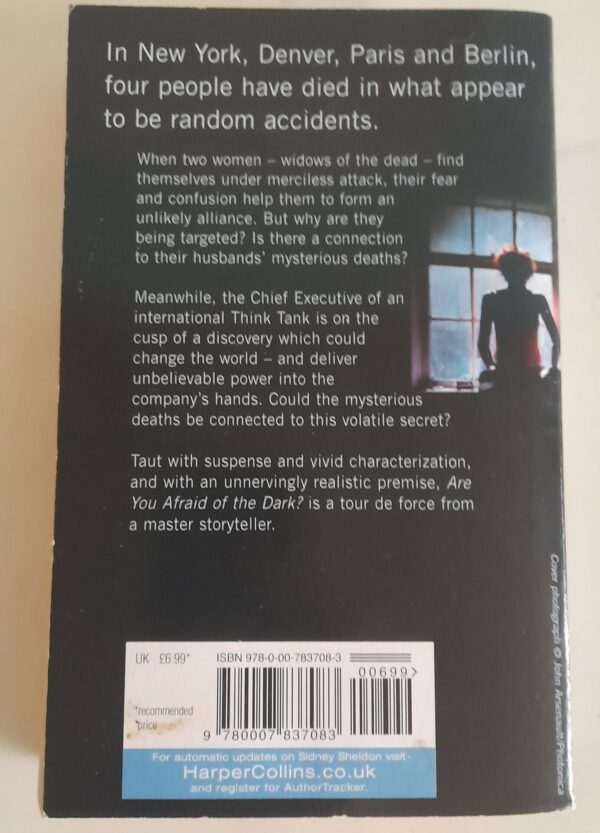 Are You Afraid Of The Dark? – Sidney Sheldon secondhand book