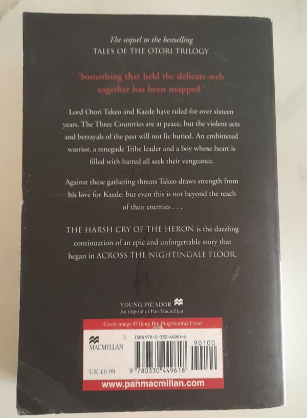 The Harsh Cry Of The Heron – Lian Hearn secondhand book