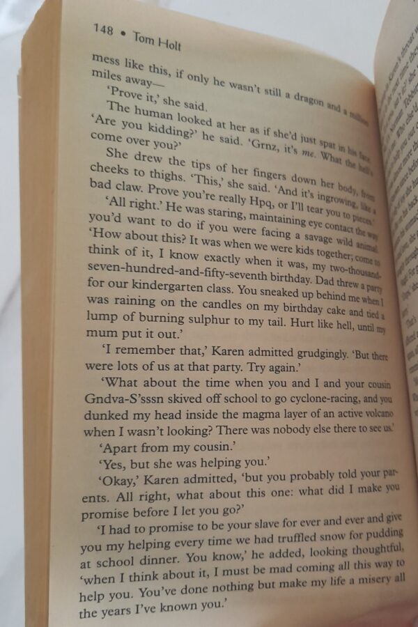 Nothing But Blue Skies – Tom Holt secondhand book