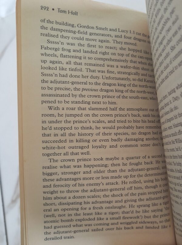 Nothing But Blue Skies – Tom Holt secondhand book