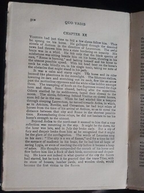 Quo Vadis: A Tale Of The Time Of Nero – Henryk Sienkiewicz secondhand book