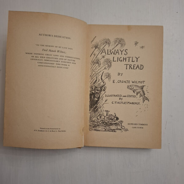 Always Lightly Tread - E. Cronje Wilmot