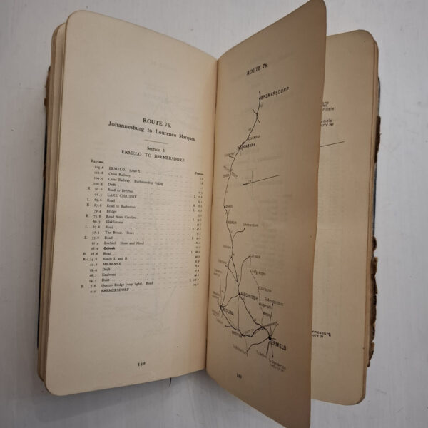 Royal Automobile Club Of South Africa Route Book 1930
