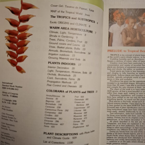 Tropica: Color Cyclopedia Of Exotic Plants And Trees - Alfred Byrd Graf