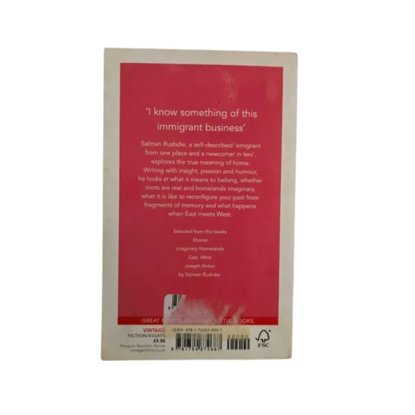 Home – Salman Rushdie secondhand book
