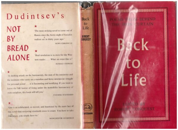 Back to Life2 Back To Life: Poems From Behind The Iron Curtain — Robert Conquest secondhand book