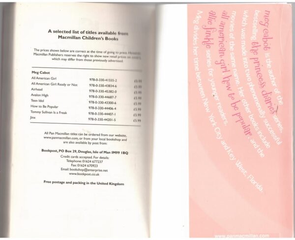 Being Nikki – Meg Cabot secondhand book