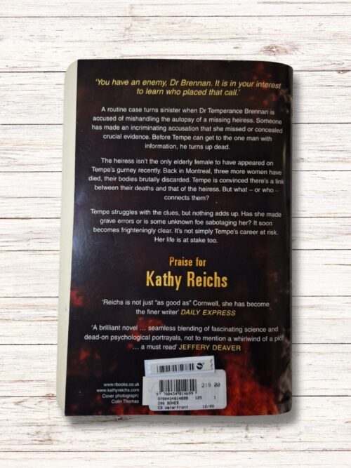 206 Bones – Kathy Reichs secondhand book