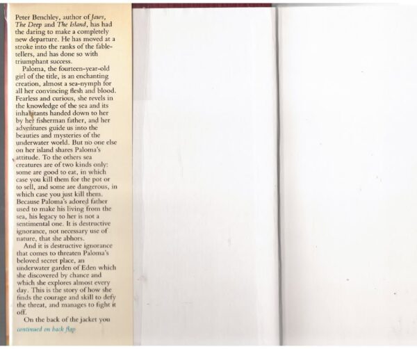The Girl Of The Sea Of Cortez -- Peter Benchley