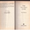 The Da Vinci Code – Dan Brown secondhand book