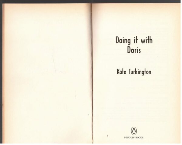 Doing It with Doris4 Doing It With Doris — Kate Turkington * SIGNED * secondhand book